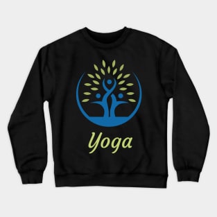 All I Need Is Love And Yoga And A Dog Crewneck Sweatshirt